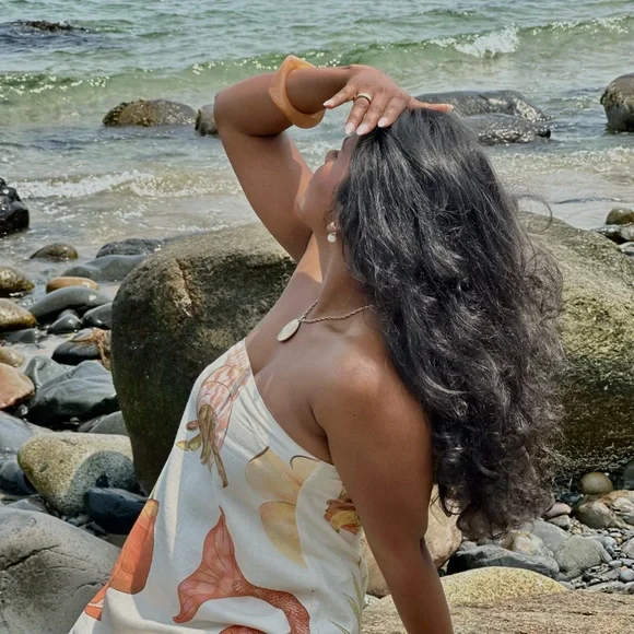 Floral Strapless Pant Set - Picture 2 of 4